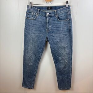 7 For All Mankind sz 28 Jeans Women’s Medium Wash Blue Josefina Boyfriend Fit